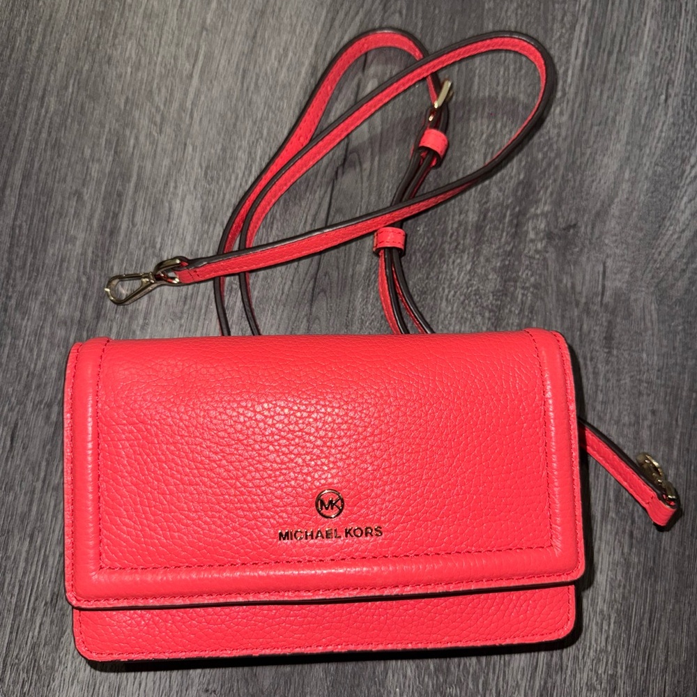 Michael Kors Vibrant Red Crossbody Bag